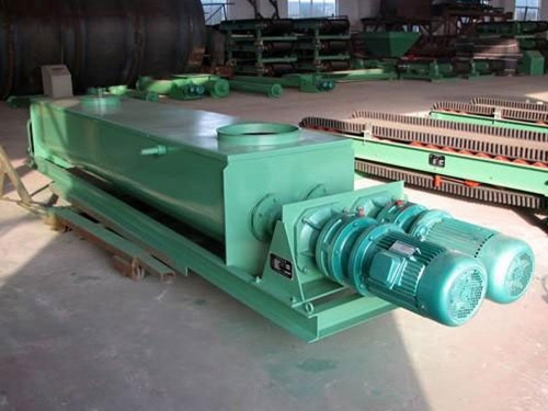 粉塵加濕攪拌機工作原理