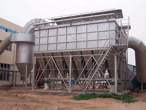 給内蒙客戶安裝的鍋爐除塵器