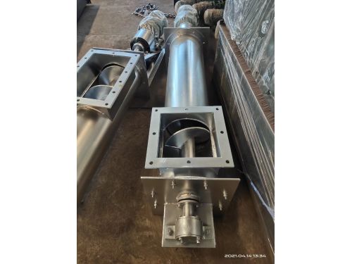 螺旋輸送機 傳送水泥物料設備 密封不堵料